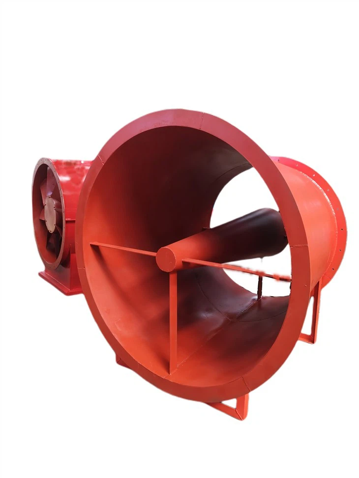 Ducted flue gas exhaust fan Fire fan